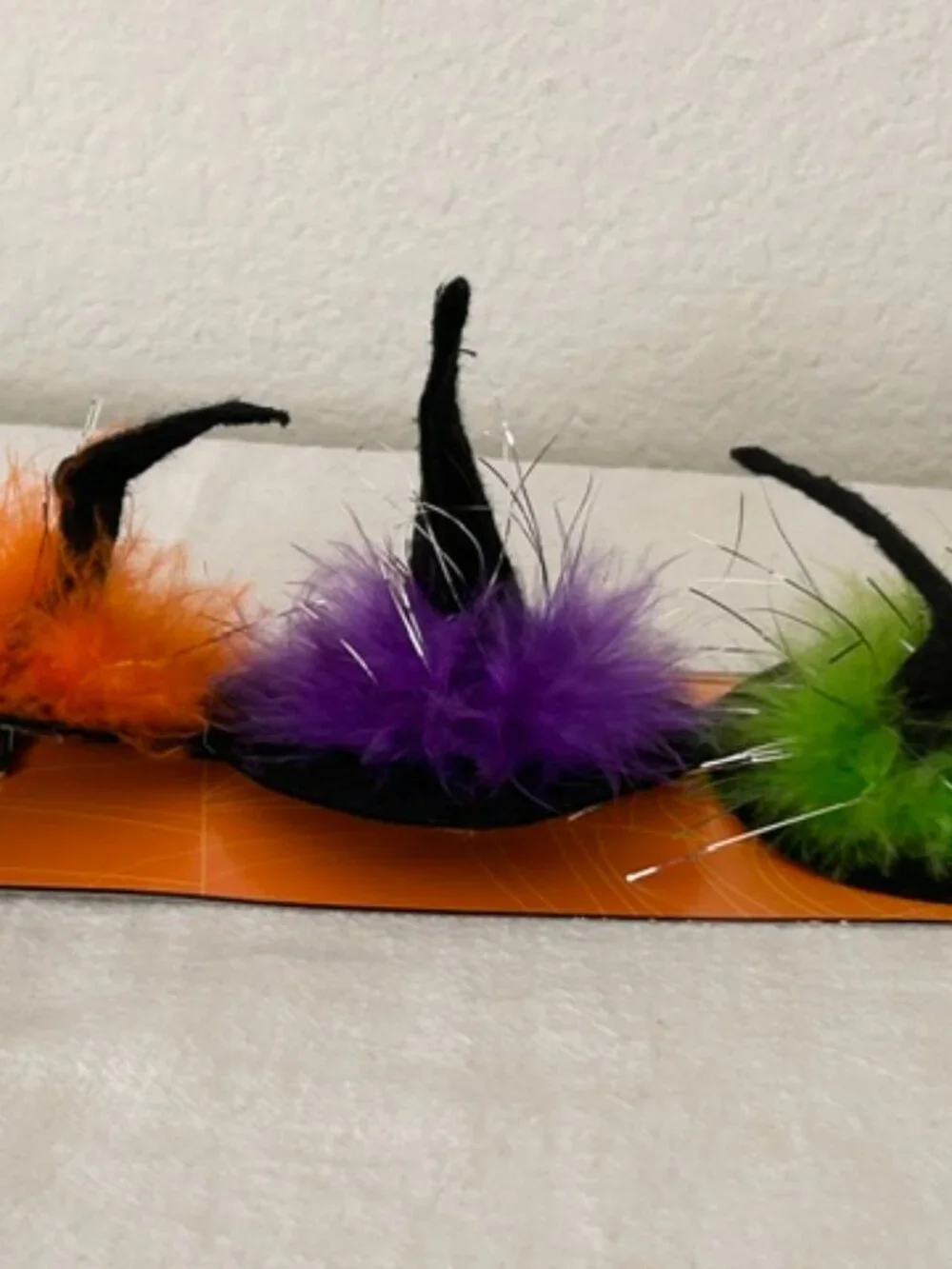3-Pack Mini Witch Hat Hair Clips NEW